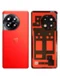Задняя крышка для OnePlus 11R (PHK110) / Ace 2 (CPH2487) красная (Red) со стеклом камеры