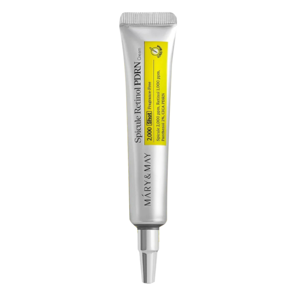 Крем для лица с микро-спикулами, ретинолом и PDRN MARY&MAY Spicule Retinol PDRN Cream 15 гр