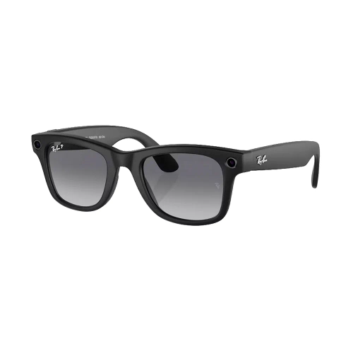 Умные очки Ray-Ban Wayfarer Matte Black / Polar Gradient Graphite, 155-53 (RW4006)
