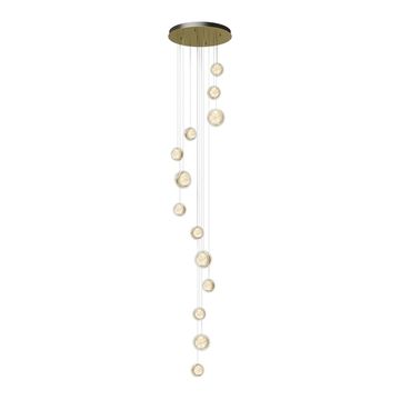 Подвесной светодиодный светильник 56W 3000K MOD361PL-L58BS3K латунь Pharao Modern Maytoni