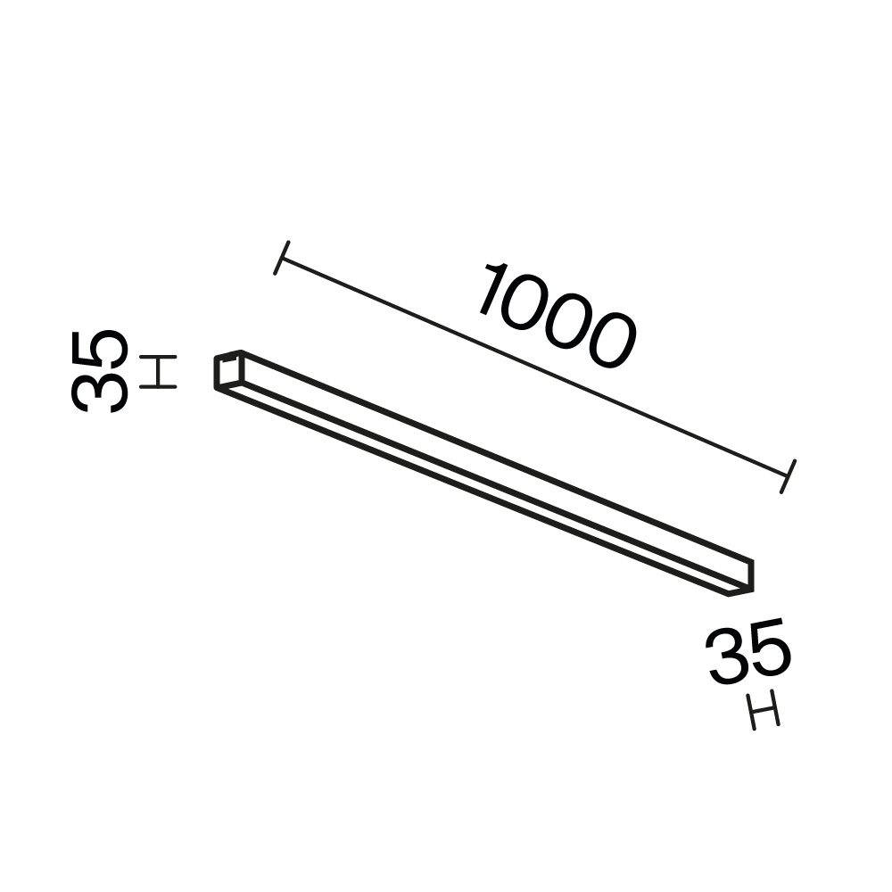 Линейный светильник Technical LL311003
