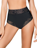 Высокие трусики-слипы с кружевной отделкой Soft lace (Размер: XL) (Цвет: белый)