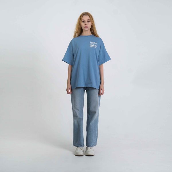 Футболка Retriever in Dusty Denim Голубая - фото 9