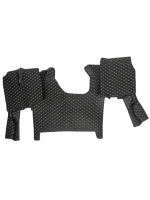 Ковры 3D SITRAK C7H MAX (экокожа, черный, бежевая строчка)