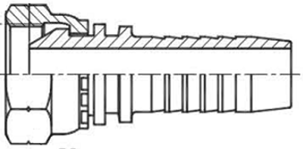 Фитинг DN 32 BSP (Г) 1.1/4  (обжатая гайка)