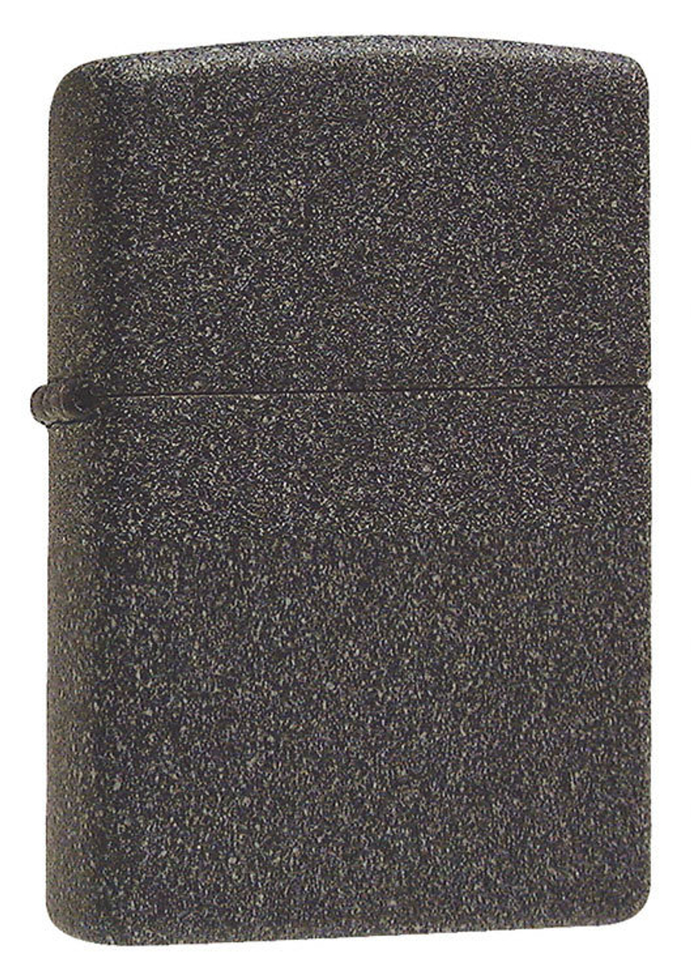 Зажигалка Zippo с покрытием Iron Stone, латунь/сталь, серая, матовая, 36x12x56 мм
