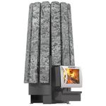 Дровяная банная печь Grill'D Cometa Vega 240 Long Stone Pro (Серпентинит)