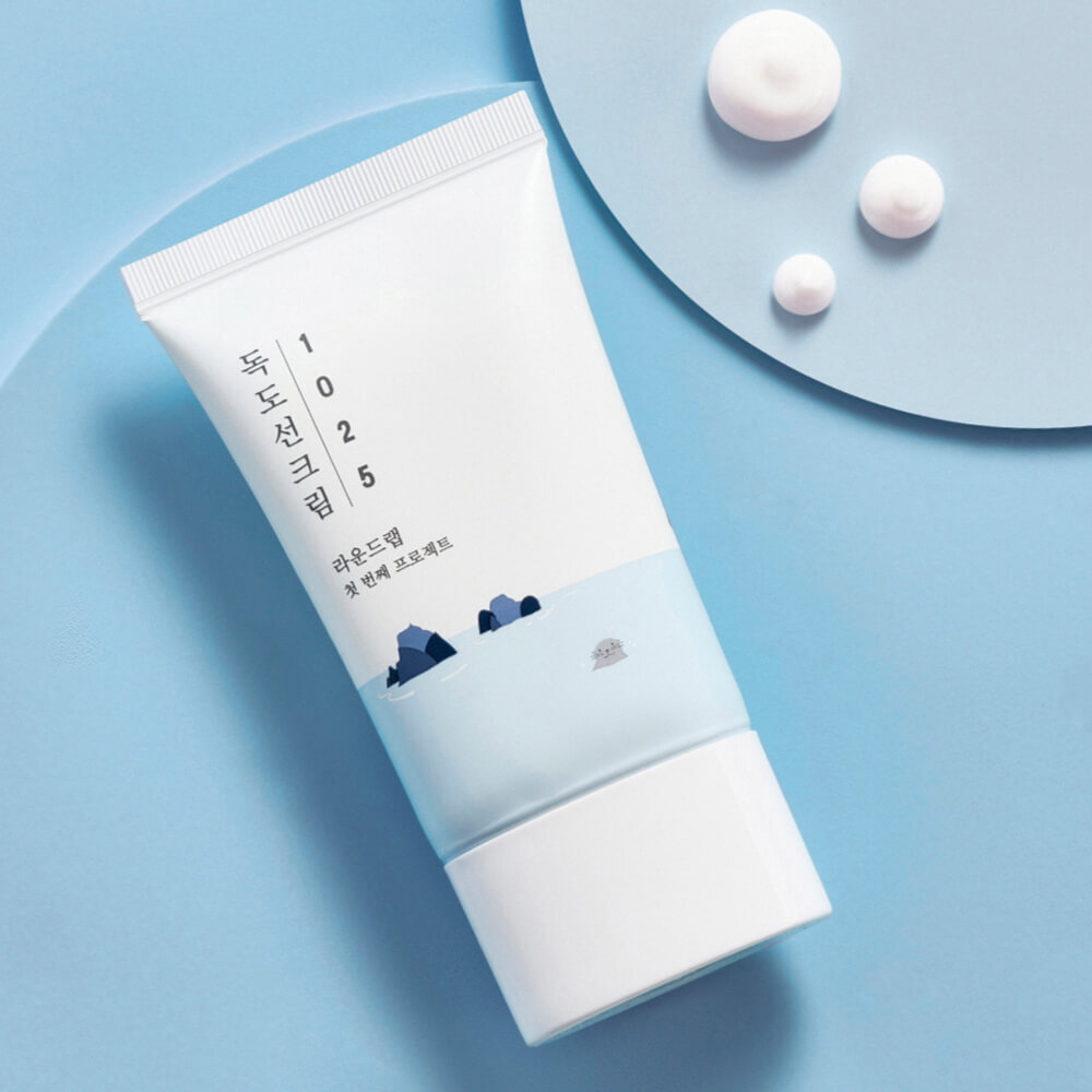 Солнцезащитный крем с морской водой Round Lab 1025 Dokdo Sunscreen SPF50+ PA++++ 50ml