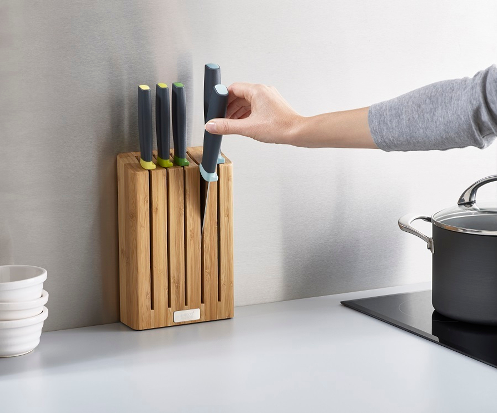 Набор ножей Elevate Knives Bamboo в подставке из бамбука
