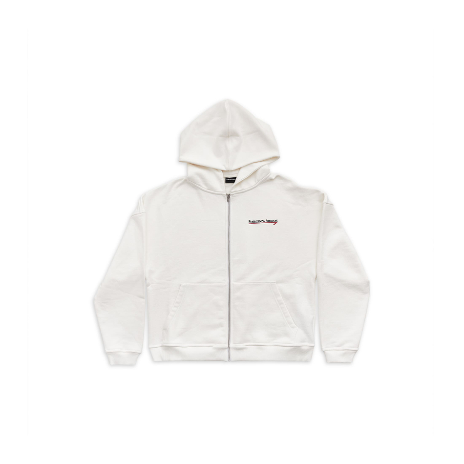 AIRWAYS ZIP-UP HOODIE OVERSIZED