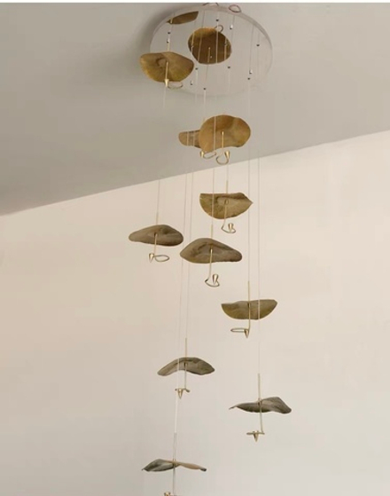 Pendant design lamp Gold Moon by Catellani & Smith (10 lampshades)