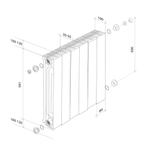 Радиатор Royal Thermo PianoForte 500 Bianco Traffico - 10 секц.