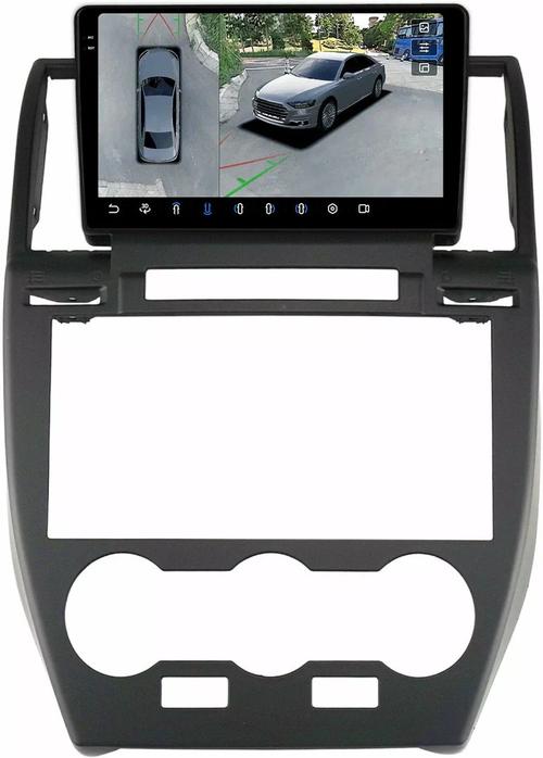 Магнитола для Land Rover Freelander 2 2006-2012 (ШГУ монохром) - FarCar BX3279M-360 монитор 9.5" 2K QLED на Android 13, Быстрая, CarPlay, 4G SIM-слот, 4 камеры в комплекте