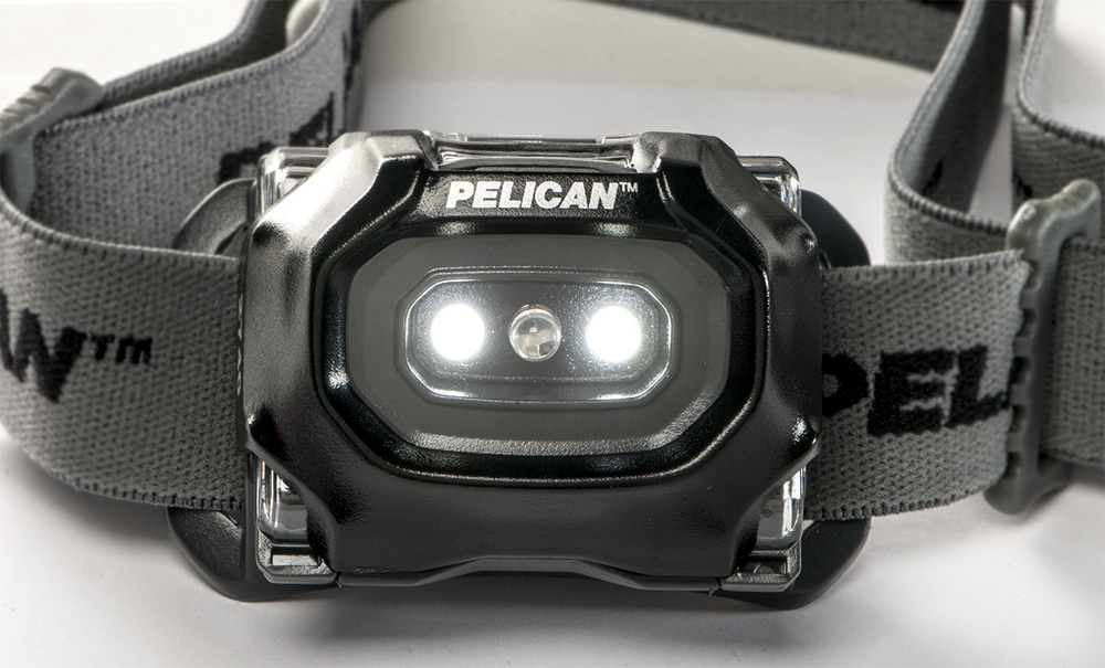 Налобный многофункциональный двухцветный фонарь Pelican™ 2740, черный