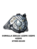 Генератор 27060-22100 на Toyota Corolla ZZE122.1.8. 1ZZFE, 2ZZGE, 3ZZFE, 4ZZFE— купить в Алматы | ADAL AUTO