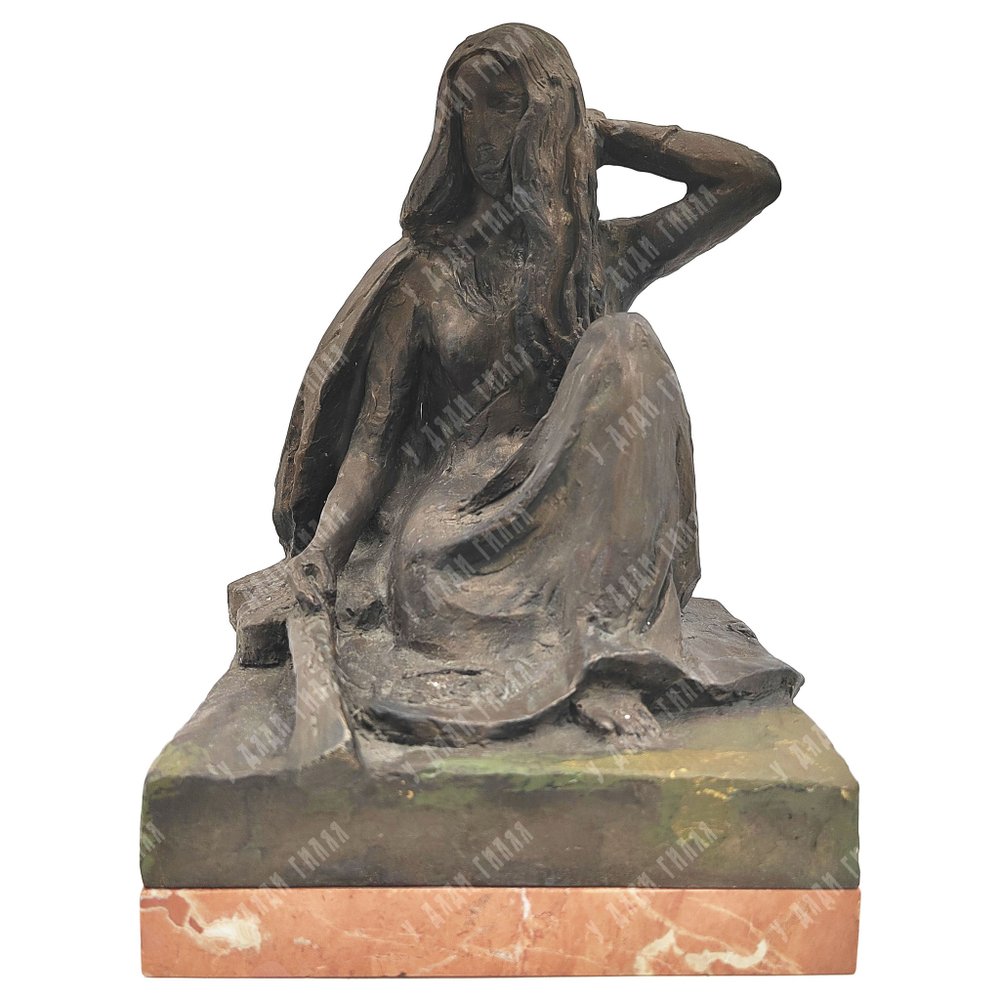 Динес Ю. С. Памятник Розе Джелакаевой. Бронза, литьё. 1985