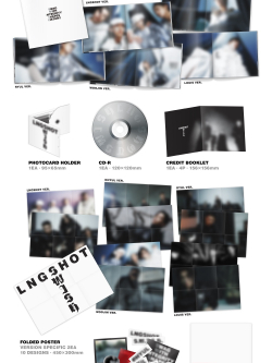 (ПРЕДЗАКАЗ) Альбом LNGSHOT - S.W.I.S.H. EP Album STANDARD 5 Version SET
