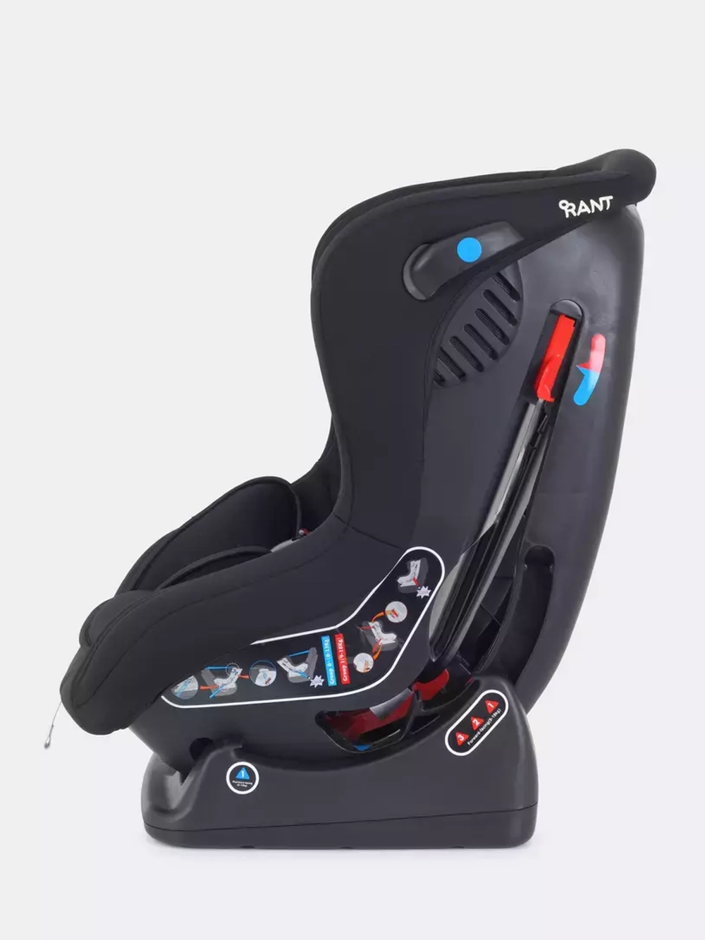 Автокресло RANT LB-777 "Pilot" Active Line (Black) группа 0-1 (0-18 кг)