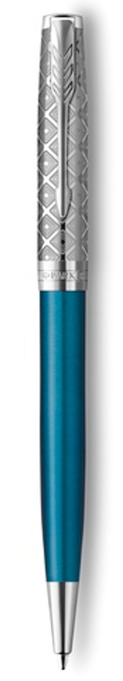 Шариковая ручка Parker Sonnet Premium Refresh BLUE CT 2119649, стержень: M, цвет чернил: black , в подарочной упаковке