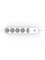 Сетевой фильтр с 4 USB 2 метра