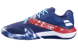 Мужские кроссовки для падела Babolat Movea 2 — dark blue/chilli red