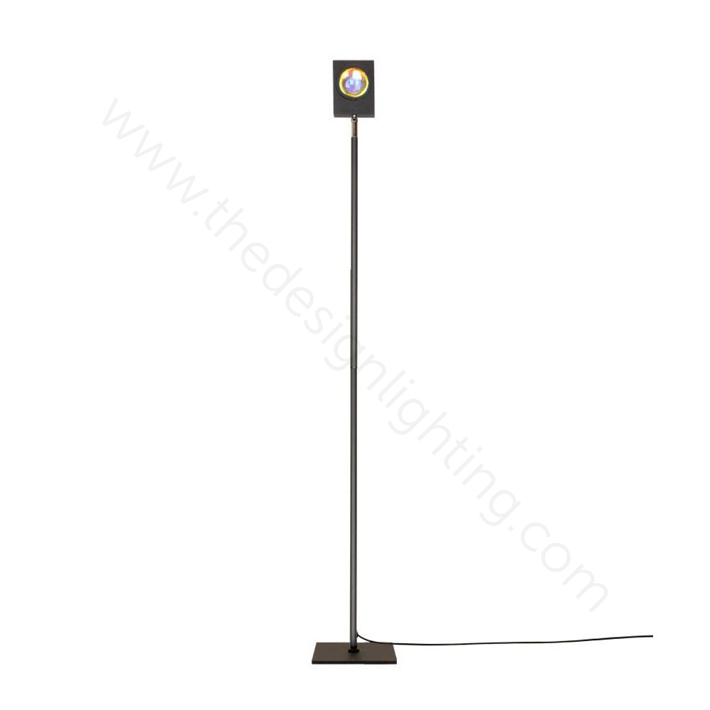 Floor lamp design lamp Color Projector by Mandalaki Studio (Yellow-Red)