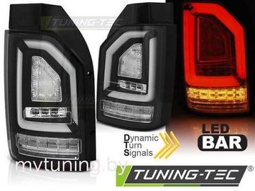 Задние фонари для Volkswagen T6 Multivan / Caravelle (15-...) LED Black Crystal