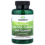 Swanson Vitamins, Full Spectrum®, орех кола, катуаба и гуарана, 90 капсул