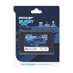 Твердотельный накопитель Patriot SSD BURST ELITE 120GB SATA3 2.5" R450/W320 TBW 50TB 3D NAND
