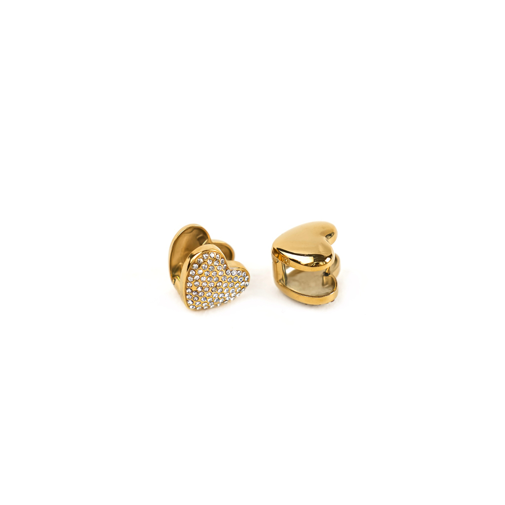 Серьги С ФИАНИТАМИ gold
