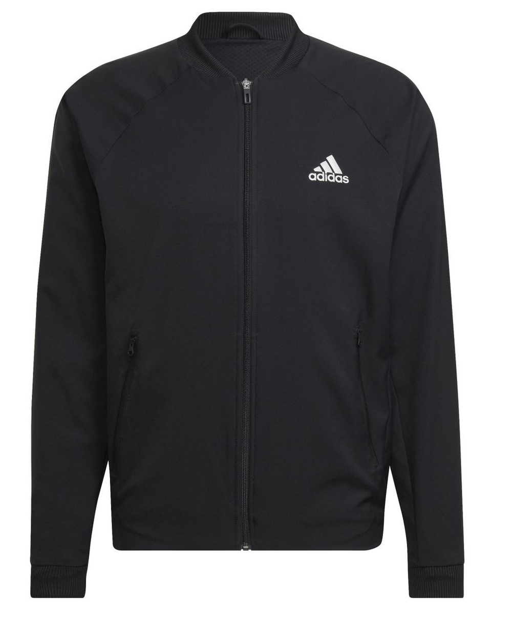 Мужская теннисная кофта Adidas Tennis Jacket - black/white