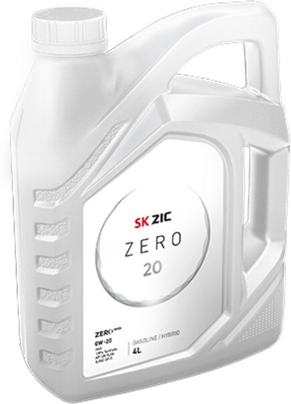 Масло моторное синтетическое ZIC 0W20 ZERO 20 SP/GF-6 4л