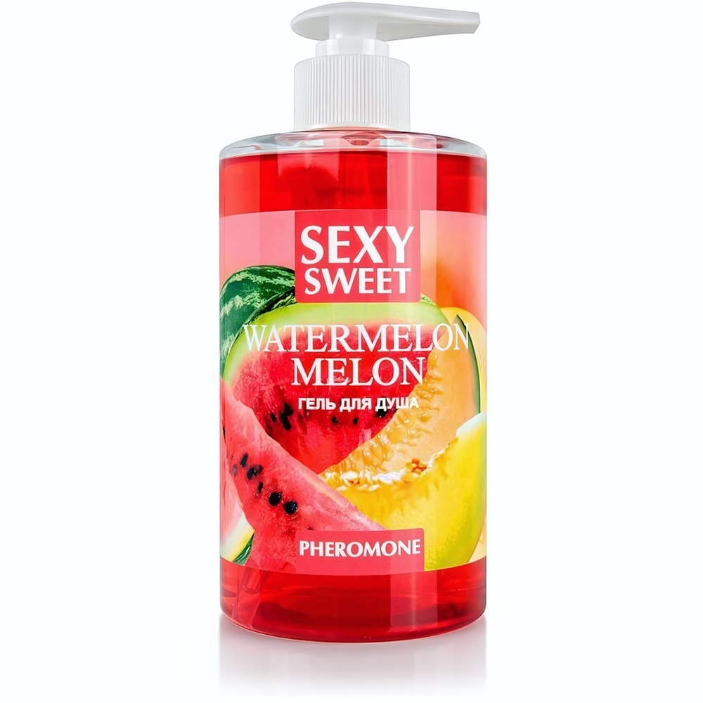 Гель для душа Sexy Sweet Watermelon&Melon с ароматом арбуза, дыни и феромонами - 430 мл.