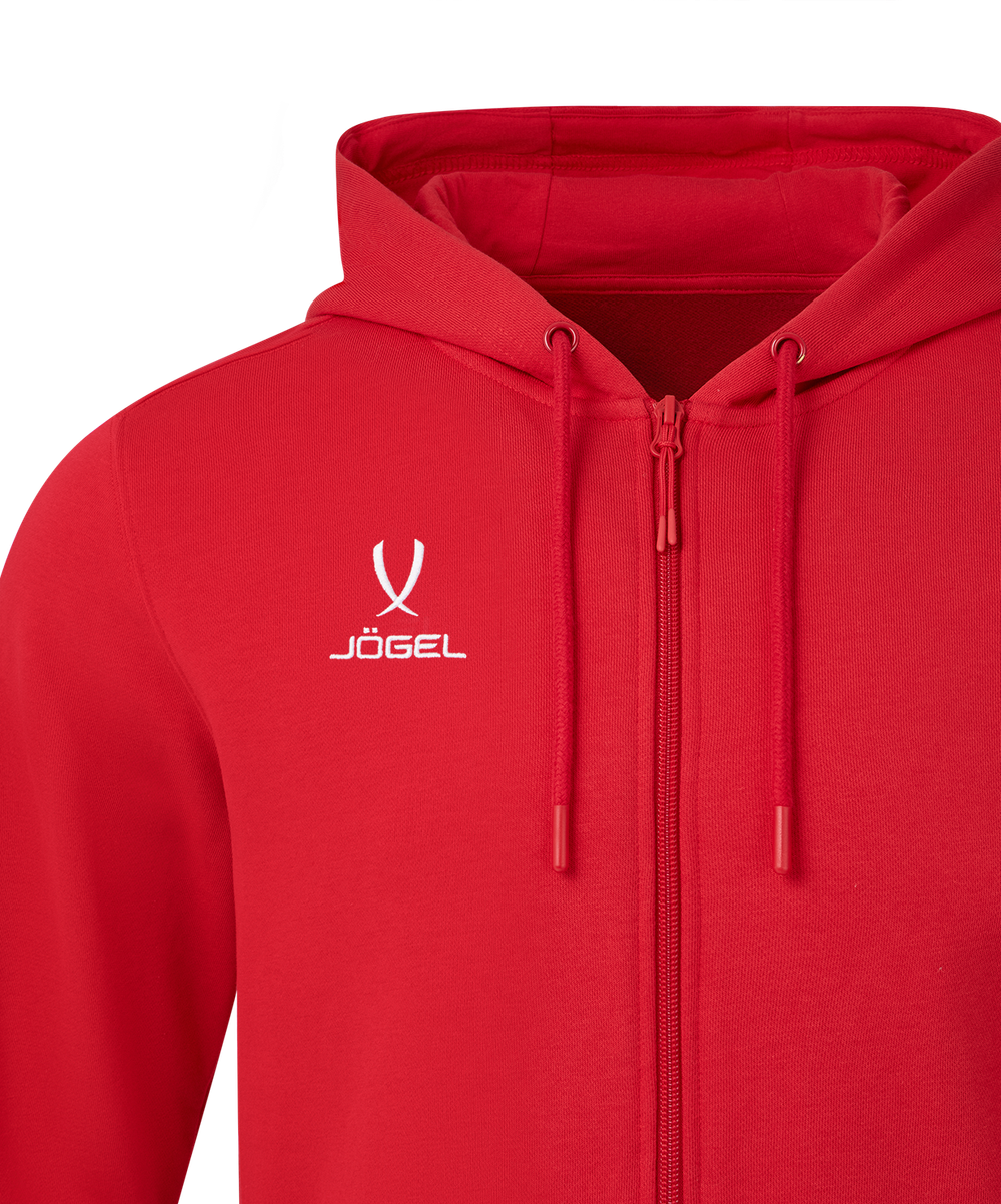Худи на молнии ESSENTIAL Cotton FZ Hoodie, красный