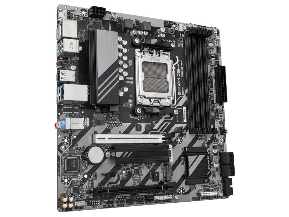 Материнская плата Gigabyte B850M D3HP, Socket AM5, AMD B850, mATX, RTL