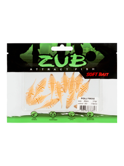 Приманка ZUB-POLLYWOG 40мм(1,5")-12шт, (цвет 303) телесный