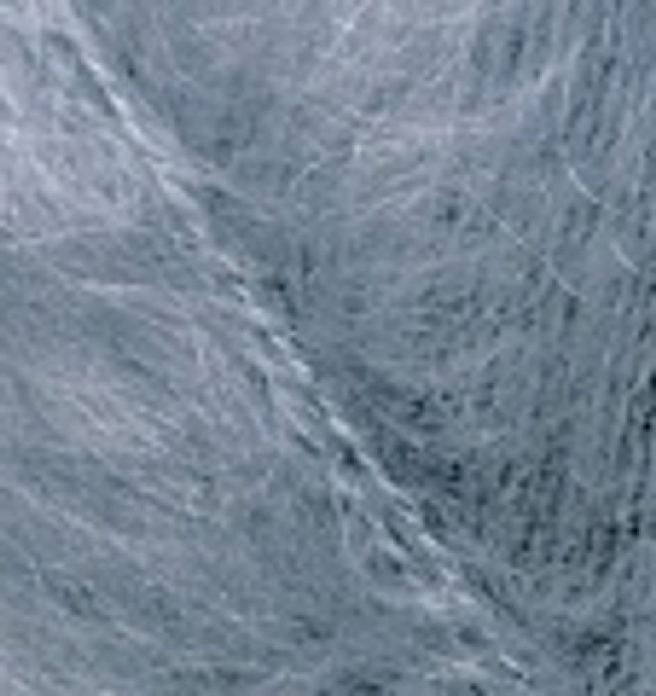 Пряжа ALIZE "MOHAIR NEW", Угольный серый