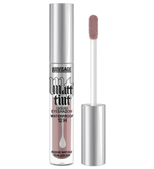 LuxVisage Тени для век Жидкие Матовые тон 105 Ash Lilac Matt tint waterproof 12H 3 мл