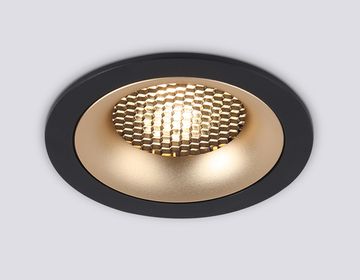 Точечный светильник 1*GU5.3 MR16 TN102725 BK/GD чёрный/золото Standard Tech Ambrella