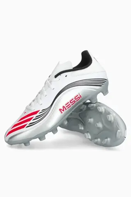 Бутсы adidas F50 League Messi MG Junior - серебряный