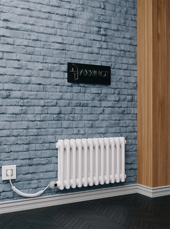 Axxinot Sentir Electric 2037 - электрический двухтрубный трубчатый радиатор высотой 370 мм