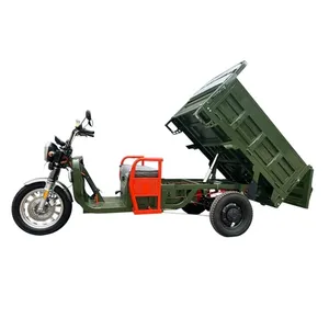 Грузовой электрический трицикл IKINGI CARGO MAX Q30 3000W (72V/45Ah) - Зелёный фото №2