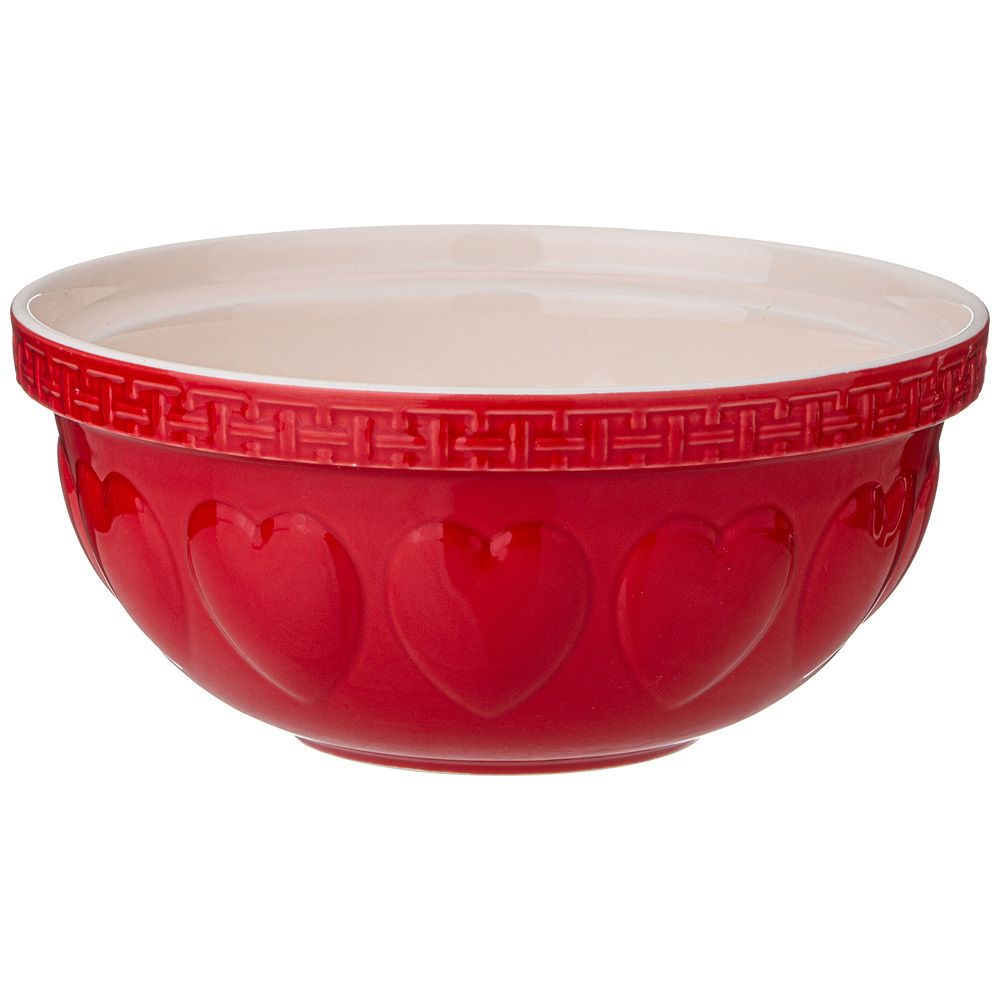САЛАТНИК ДЛЯ СМЕШИВАНИЯ И СЕРВИРОВКИ LEFARD "KITCHEN PASSION" 20,50 СМ КРАСНАЯ (КОР=8ШТ.)