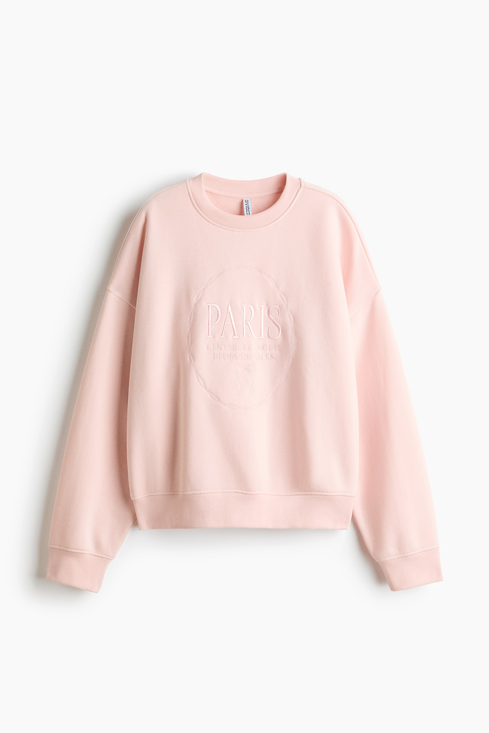 Свитшот оверсайз с принтом и мягкой изнанкой - H&M