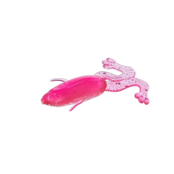 Лягушка несъедоб. Helios Crazy Frog 3,55"/9,0 см Silver Sparkles &amp; Pink 50шт. (HS-23-035-N)