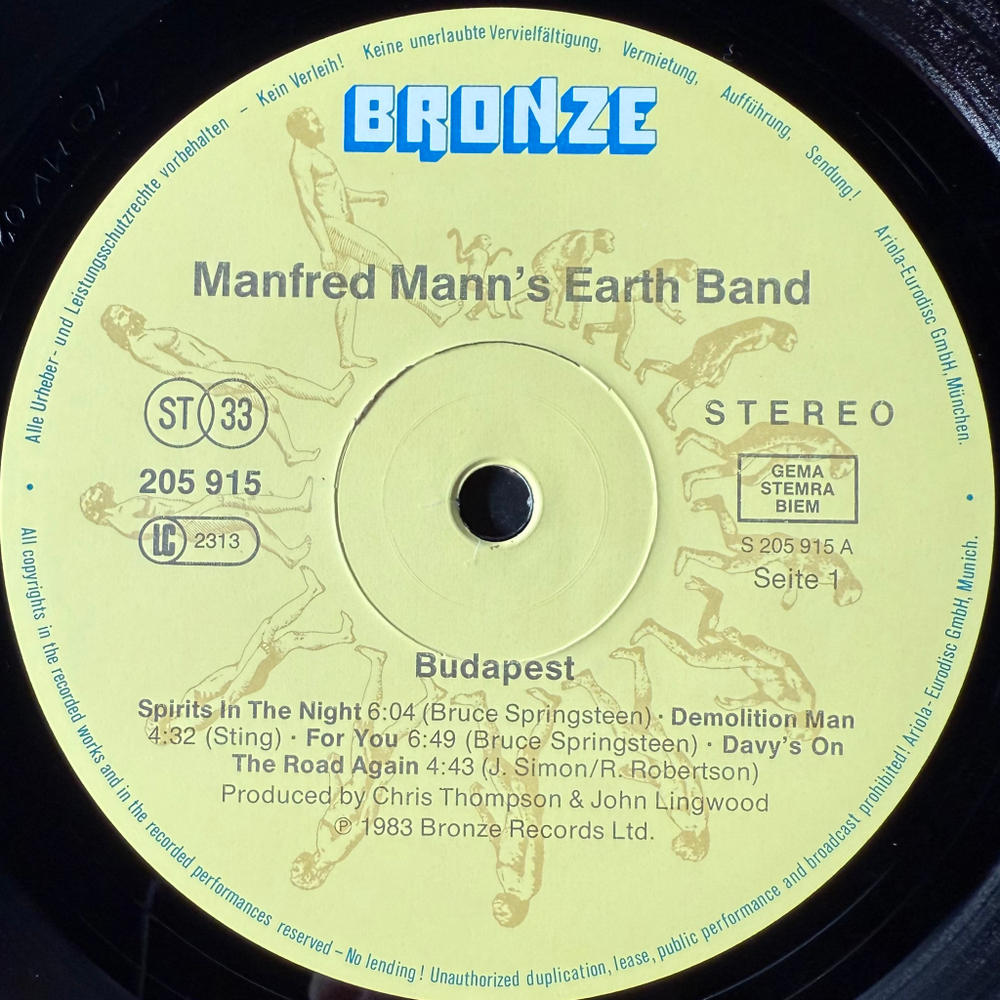Manfred Mann's Earth Band - Budapest (Live) Германия 1983г.
