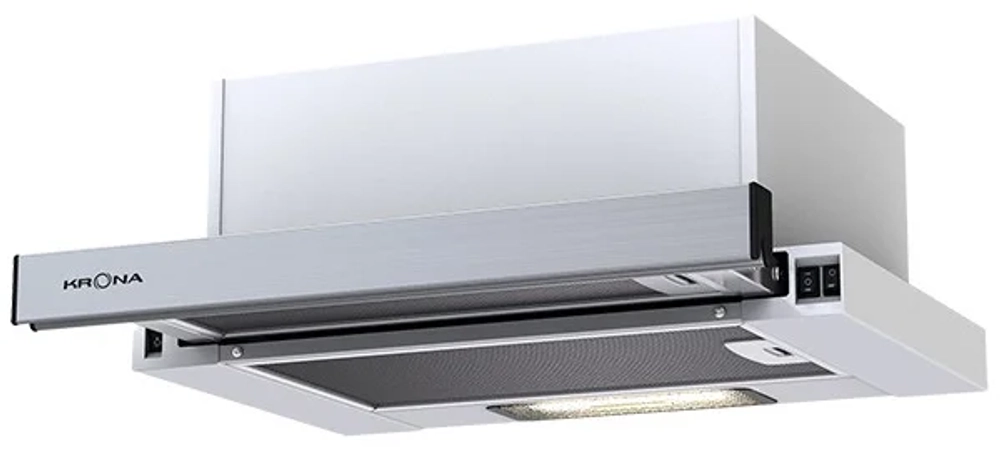 Встраиваемая вытяжка Krona KAMILLA 450 INOX (1 мотор)