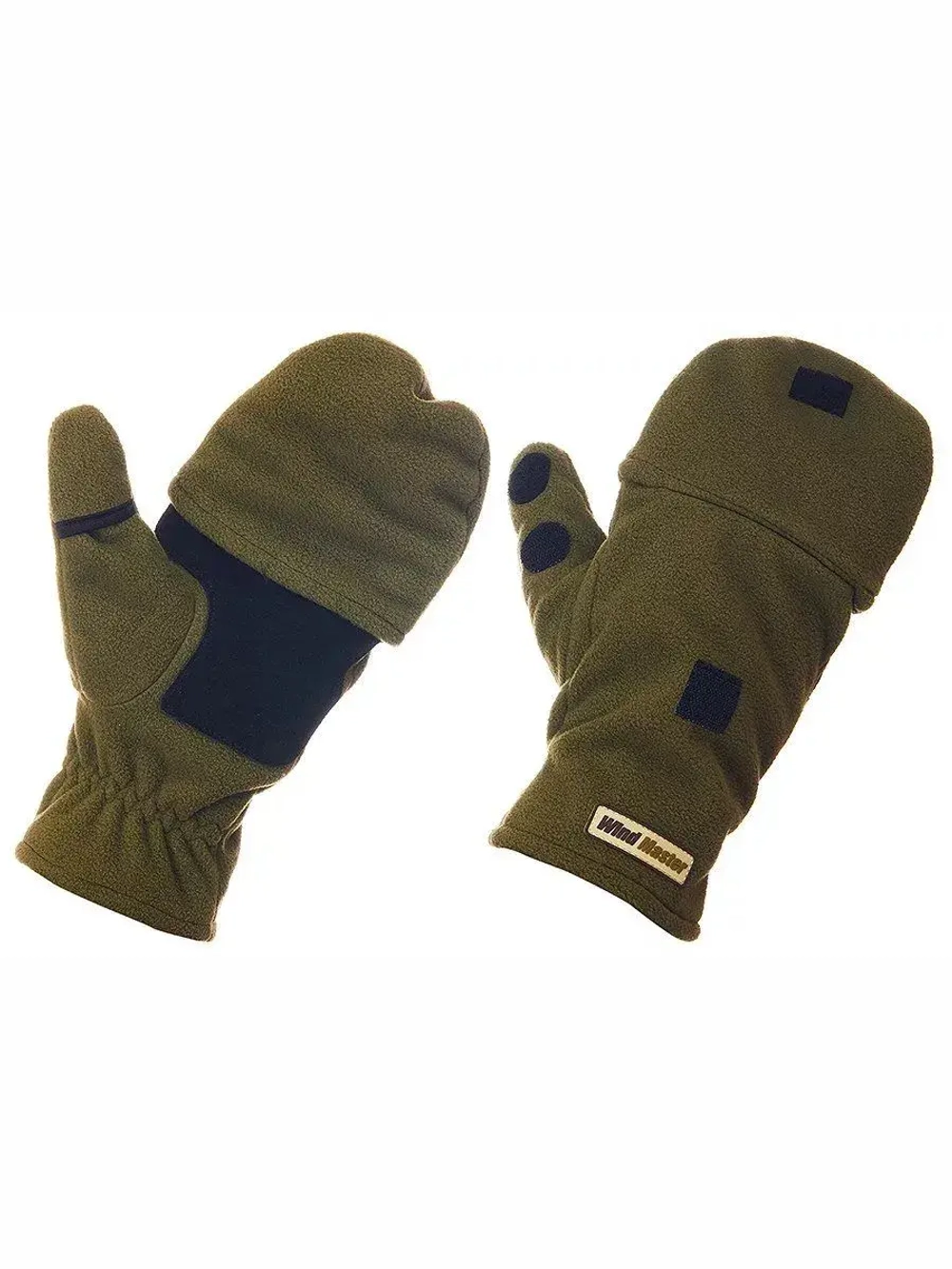 Перчатки для рыбалки Wind Master Olive L
