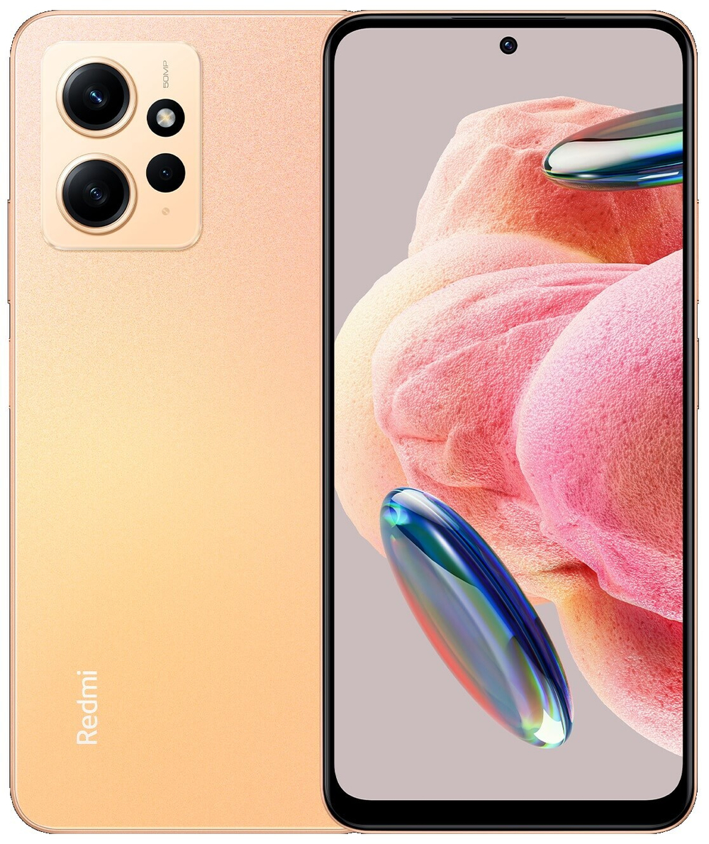 Смартфон Xiaomi Redmi Note 12 4G 6/128Gb Золотой