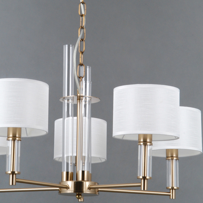 IL0755-5PSQ-25 BRASS GENOA светильник потолочный ILLUMICO, E14х5